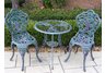 Vineyard Bistro Set Verdi Grey Painted