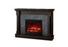 Bennett Indoor Electric Fireplace | Dark Walnut Finish