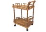 Oak 2-Tier Wine Table