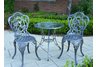 Hummingbird 3pc Bistro Set Verdi Grey