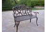 Hummingbird Loveseat Antique Bronze