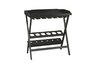 Antique Black Tuscany Wine Stand