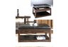 Frisco Bay Bi-Cast Leather Lift Top Ottoman Table