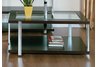 Calvert Cocktail Table with Chrome Legs