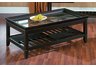 Madana Cocktail Table with Glass Inset