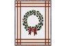 Christmas Wreath Throw