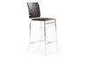 Criss Cross Counter Stool Black