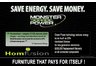 Save energy with Monster Green Power