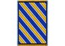 Spirit Blue/Gold/White Throw Blanket