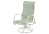 Ocean Breeze Sling Dining High Back Swivel Rocker