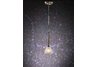 1 light mini pendant with brushed nickel finish