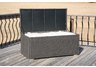 All Weather Resin Wicker Cushion Storage Trunk