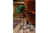 Madison Pedestal is made of solid hand-hammered steel491
