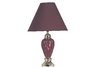 Ceramic Table Lamp - Burgundy