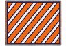 Spirit Orange/White/Blue Throw Blanket