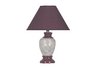 Ceramic Table Lamp - Burgundy