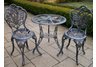 Butterfly Bistro Set Antique Pewter