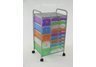 Small 15 Drawer Rolling Storage