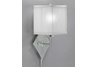 Pin up Plug in Lamp with Brushed Nickel finish