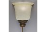 Corner Pin up plug in Lamp with Golden Bronze finish