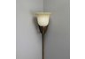 Corner Pin up plug in Lamp with Golden Bronze finish