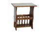 Magazine Rack End Table