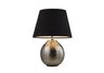 Elemis Table Lamp in Chrome with Black Shade