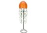 Jellyfish series Orange Floor lamp with Wrought Iron finish