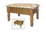 Oak Foot Stool with Storage