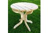 Round Adirondack Side Table