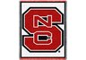 North Carolina State Univ Logo White Mini