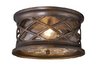 Barrington Gate 2-Light Outdoor Flush Mount In Hazelnut Bronze