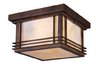 Blackwell 2-Light Outdoor Flush Mount In Hazelnut Bronze