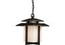 Kanso 1 Light Outdoor Pendant In Hazelnut Bronze
