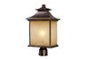 San Gabriel 1-Light Outdoor Post Light In Hazelnut Bronze