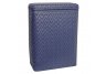 Elegante Collection Decorator Color Wicker HamperCoastal Blue