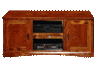 Mission Oak TV Console 53w x 24h x 21d
