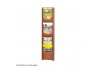 12-Pocket Wood Magazine Rack