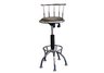 Adj-Height Swivel Barstool - Chrome