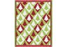 Christmas Tree Diamond Throw