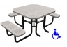 picnic tables, octagonal picnic tables