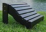 Curved Painted Adirondack Ottoman