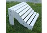 Curved Painted Adirondack Ottoman