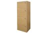 4-Level Bookshelf with Doors