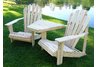 Classic Natural Adirondack Set