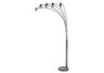 5 Adjustable Arms Arch Floor Lamp with Marble Base