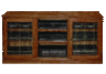 Traditional Oak TV Console 62w x 30h x 21d