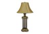 3-Pillar Table Lamp - Antique Gold