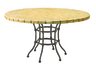 Cast aluminum furniture, dining table, outdoor patio furniture, garden dining table