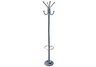 Coat Rack w/ Umbrella Holder - Silver